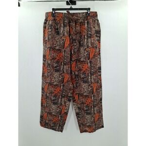 Fruit‎ of the Loom Pajama Pants Mens Large 36-38 Woodland Camouflage Hunting